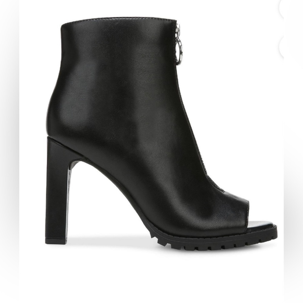 Bar III Dillan P Womens Faux Leather Ankle Booties Black Size 7.5M New - Picture 2 of 13